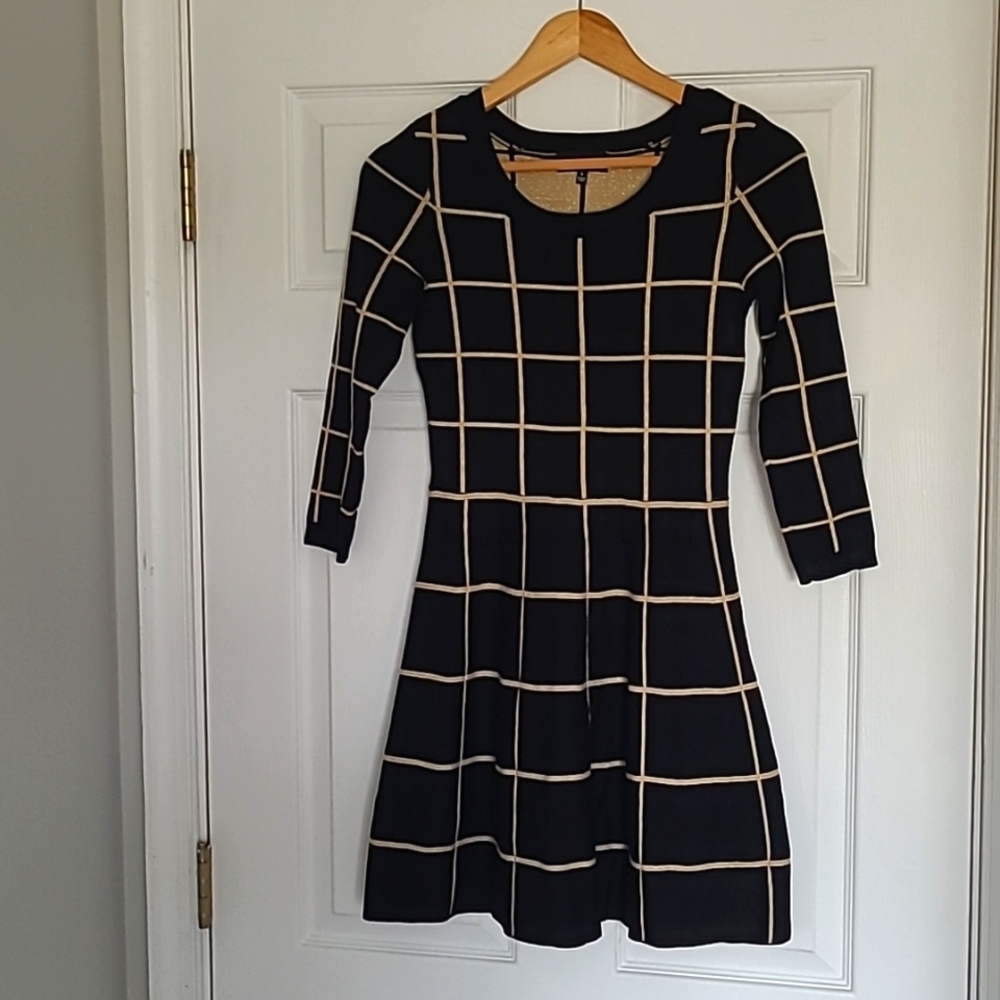 My Michelle Sweaterdress Black/Gold Size S